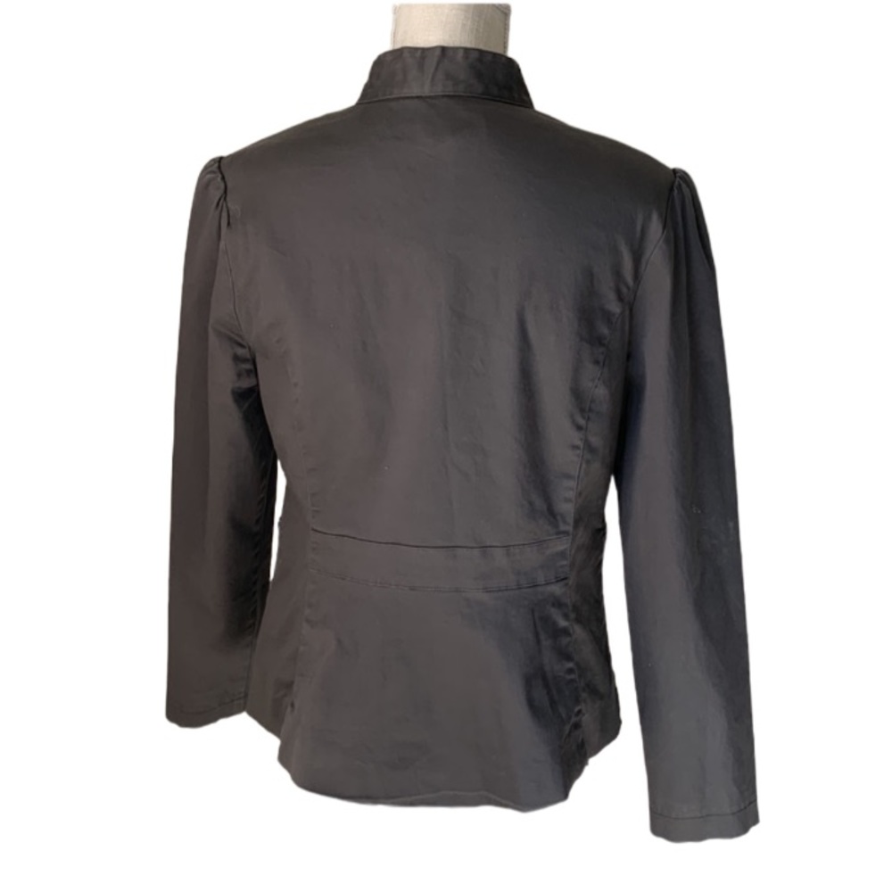ATTENTION Lightweight Dark Gray Button Down Jacket - image 3